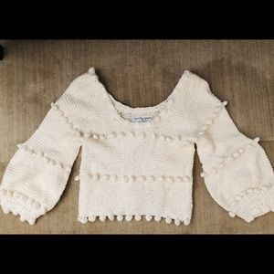 NWT Apiece Apart Hyacinth Pom Pom Sweater Size M
